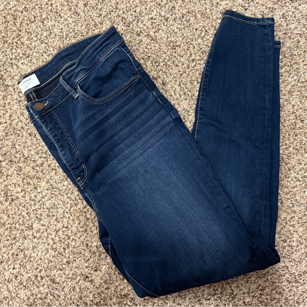 Buckle BKE Brand Women’s Parker High Rise Skinny Stretch Deep Indigo Jeans 34